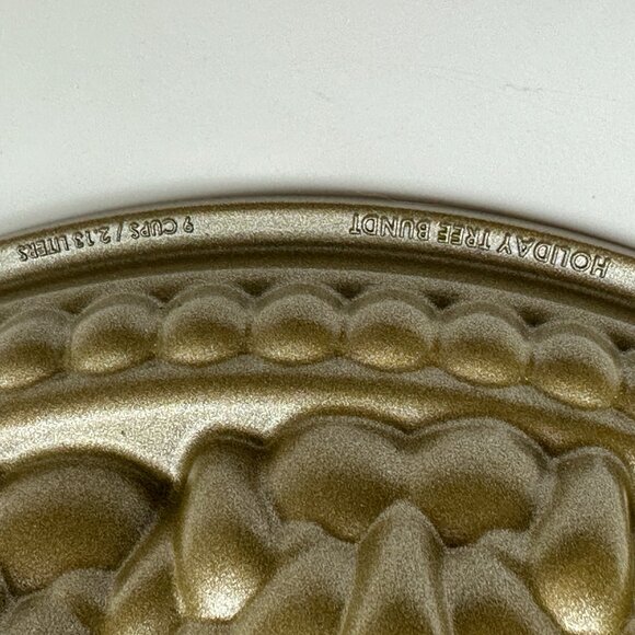 Williams Sonoma - Nordic Ware - Gold 9 Cup Pine Forest Bundt® Pan NEW - Picture 5 of 13